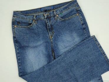 spodnie z wysokim stanem dla niskich: Jeansy damskie, L — 1