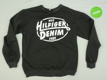 tommy hilfiger t shirty czarne: Hilfiger Denim, Bluza damska
, rozmiar L — 2