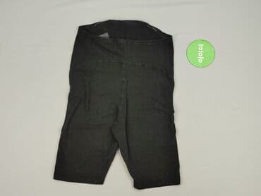 czarne legginsy ciążowe: H&M Mama, Szorty damskie, rozmiar M — 3