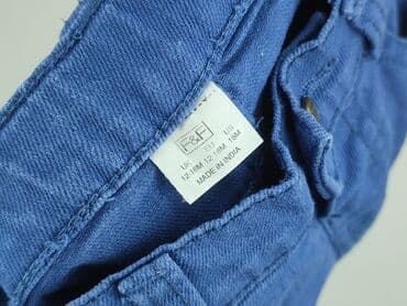 spodnie jeansowe niemowlęce: Spodnie jeansowe, F&F, 12-18 miesięcy, stan - Bardzo dobry — 4