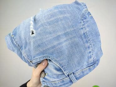 jeansy mom fit z dziurami bershka: Bershka, Ogrodniczki damskie, rozmiar L — 5