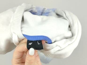 bluzy widzewa: 4F, Bluza z kapturem damska, rozmiar L — 4