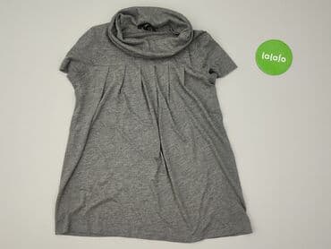 szara bluzka h m: H&M, Tunika damska, rozmiar S — 2