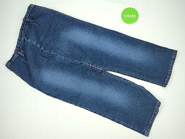 jeans wide leg: Denim, Jeansy damskie, rozmiar L — 3