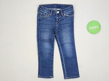 dresy biodrowki: Spodnie jeansowe, H&M, 2-3 lat, 92/98, stan - Bardzo dobry — 2
