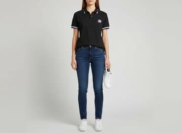 kylian mbappe koszulka: NBA, Damska koszulka polo, rozmiar L — 1