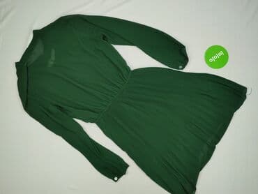 sukienka wieczorowa długa butelkowa zieleń: Sukienka damska, rozmiar S — 4