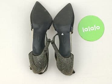 srebrne sandały reserved: Półbuty damskie, 40 — 5