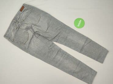 baggy grey jeans: Jeansy damskie, rozmiar L — 3