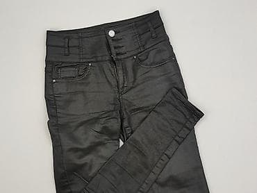 spodnie sliskie: Spodnie materiałowe damskie, rozmiar XS — 1