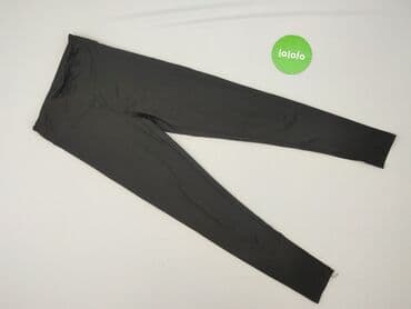 czarne legginsy sportowe z wysokim stanem: Legginsy Sportowe damskie, rozmiar S — 2