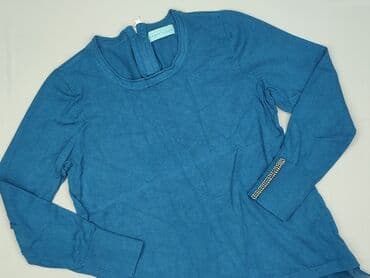 sweter piórkowy na drutach: Sweter damski, rozmiar M — 1