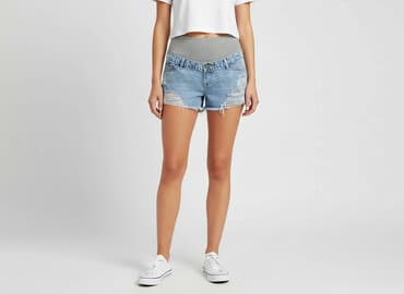 ciążowe krótkie spodenki: Shein, Szorty damskie, rozmiar S — 7