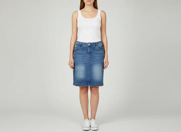 spódniczka jeansowe zara: Spódnica damska, rozmiar S — 7