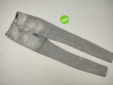 szare jeansy damskie stylizacje: Zara, Jeansy damskie, rozmiar S — 3