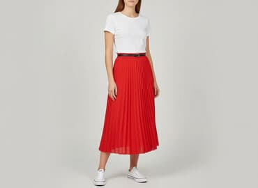 spódnice czerwone plisowane: Esmara, Spódnica damska, rozmiar M — 1