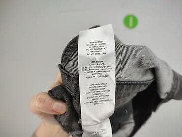 mbappe tshirt: Męskie ogrodniczki jeansowe MAN BoohooMAN - Kolor: grafitowy/szary — 5