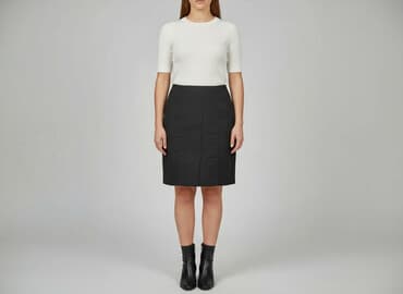 spódnica trapezowa reserved: Reserved, Spódnica damska, rozmiar L — 6