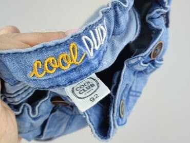 spodenki kolorowe: Spodnie jeansowe, Cool Club, 1.5-2 lat, 92, stan - Bardzo dobry — 4