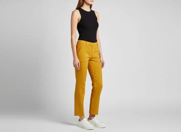 stradivarius spodnie w paski: Mango, Spodnie materiałowe damskie, XS — 6