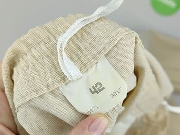 spodnie na wesele dla 60 latki: Spodnie materiałowe damskie, rozmiar XL — 5