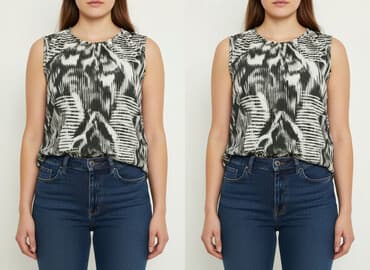 eleganckie bluzki czarne: F&F, Bluzka damska, rozmiar XL — 7