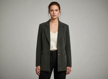 sukienka marynarkowa zielona: Marynarka damska, rozmiar M — 1