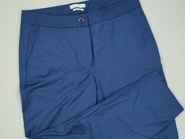 marmurowe spodnie: Reserved, Spodnie materiałowe damskie, rozmiar L — 1