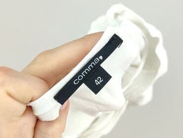 koszulki z rękawem do łokcia damskie: Comma, T-shirt damski, rozmiar XL — 5