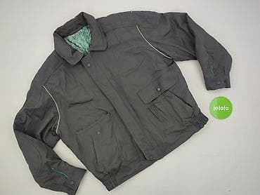 re.draft jackets: Męska kurtka pilotka/bomber w kolorze grafitowym z zieloną, pikowaną — 2