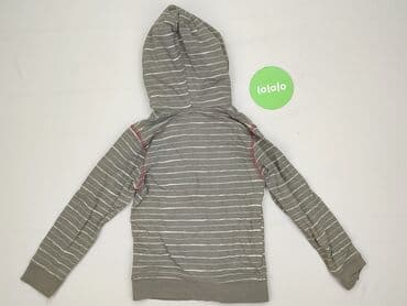 джинсова куртка: Sweatshirt, 7 years, 116-122 cm, condition - Very good — 3