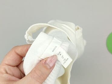 zara koszulka z prążkowanej dzianiny: H&M, T-shirt damski, rozmiar M — 4