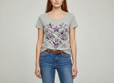 ubrania 90s: ONLY, T-shirt damski, rozmiar M — 1