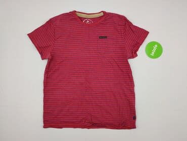 t shirt w czerwone paski: ColinS, T-shirt for men, size L — 2