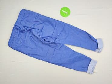 Women: Material trousers for women, size 4XL (EU 48) — 3