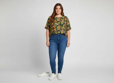 bluzka hawajska damska: Bluzka damska, rozmiar 2XL — 5