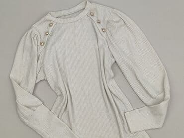 sweter piórkowy na drutach: Bluzka damska, rozmiar S — 1