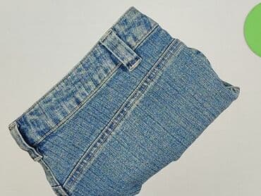 jeansy plus size wysoki stan: Denim, Szorty damskie, rozmiar S — 7