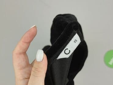 bluzki welurowa z krótkim rękawem: Cubus, Bluzka damska, rozmiar XS — 5