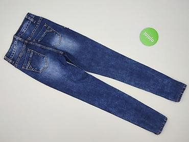 haftowane dżinsy: Denim, Jeansy damskie, rozmiar XS — 3