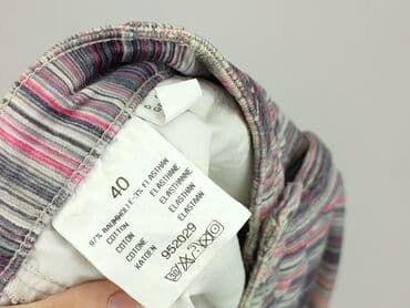 wysokie trampki do krótkich spodni: HELLINE, Spodnie 3/4 damskie, rozmiar L — 5