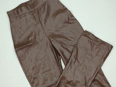 koszula damska z eko skóry: NLY Trend, Material trousers for women, size XS — 2