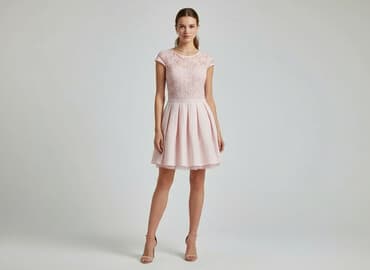 różowa sukienka na 18: Sukienka damska, rozmiar L — 6