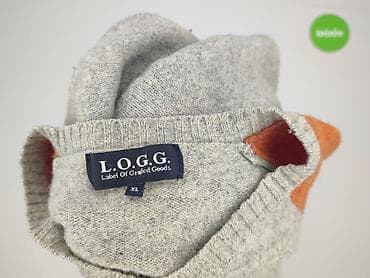 satyna: L.O.G.G., Sweter dla mężczyzn, rozmiar XL — 5
