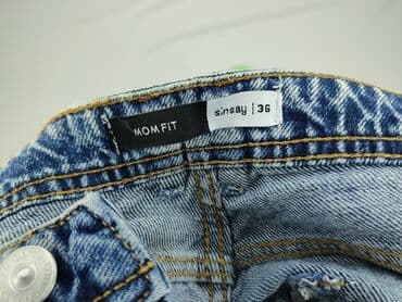 high waist mom fit jeans: Jeansy damskie, rozmiar S — 4