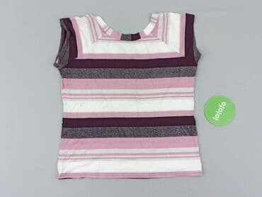 obcisła bluzki w paski: T-shirt damski, rozmiar M — 3
