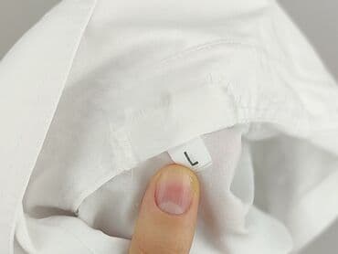 białe bluzki koronkowe duże rozmiary: Bluzka damska, rozmiar L — 5