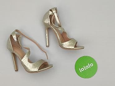 biale sandaly na platformie: Sandały damskie, rozmiar 36 — 2