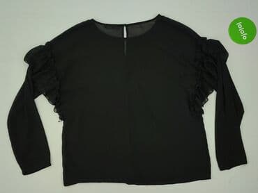 czarne eleganckie bluzki plus size: ONLY, Жіноча блуза, розмір M — 3