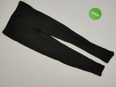 rajstopy czarne ze srebrną nitką: Legginsy Eleganckie damskie, rozmiar S — 3